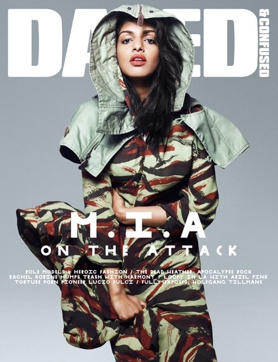 Dazed & Confused cover, Jul 2010: M.I.A., On the Attack