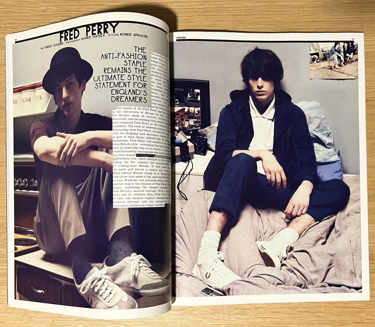 Dazed & Confused spread, May 2010: Fred Perry