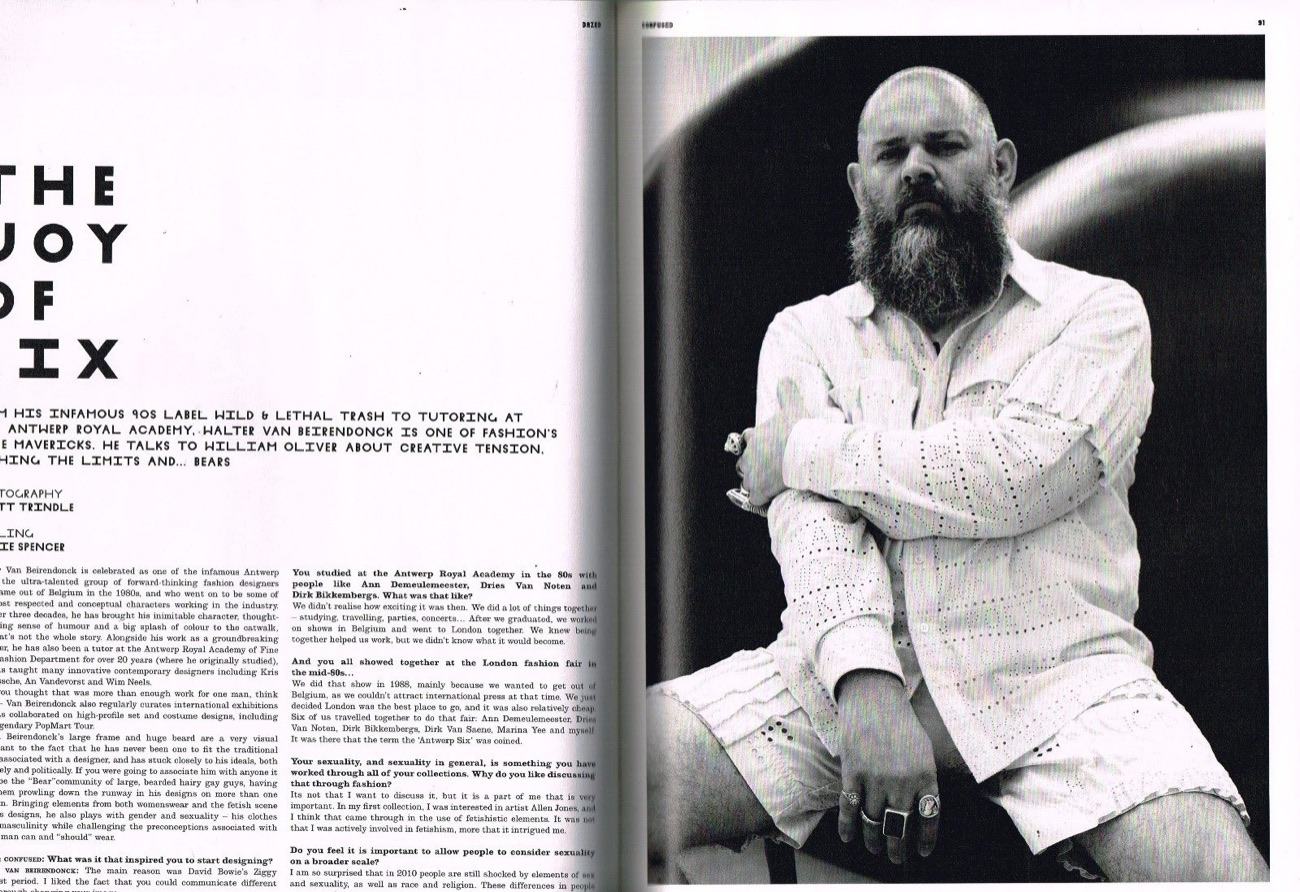 Dazed & Confused spread, Sep 2010: The Joy of Six